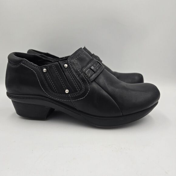 Abeo 24/7 Carina Slip On Slip Resistant Shoes Black Women's Size 7.5 Work Clogs - Picture 1 of 12